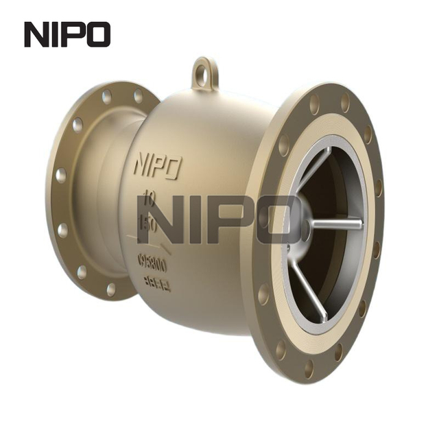 Clapet anti-retour &agrave; d&eacute;bit axial &agrave; faible chute de pression, conception simplifi&eacute;e