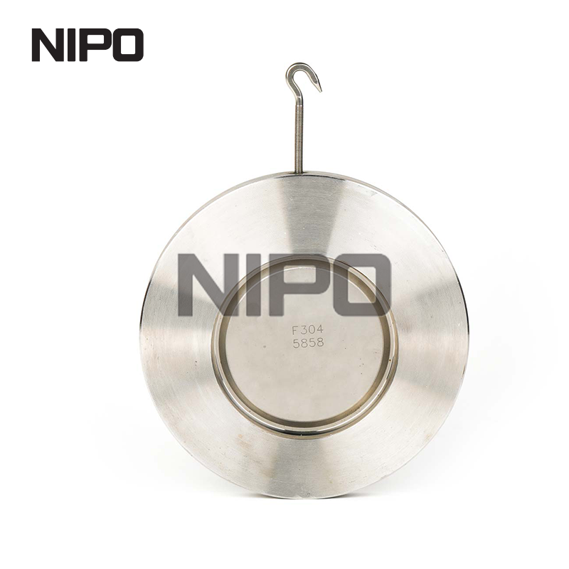 Clapet anti-retour à disque unique à plaquette H74 avec joint dur