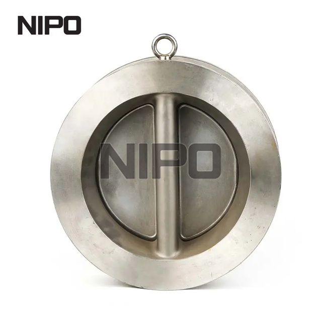 Clapet anti-retour à double disque de type plaquette