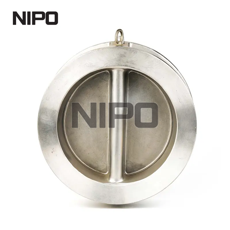 Clapet anti-retour à double disque de type plaquette