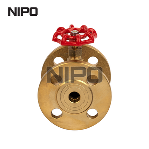 Vanne d'arrêt à bride en laiton, vanne à soupape en laiton-2024