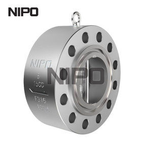 Clapet anti-retour &agrave; double disque de type cosse &agrave; corps forg&eacute;