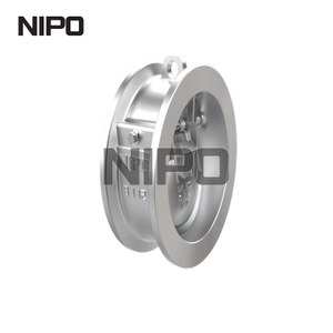 Clapet anti-retour &agrave; disque inclinable de type plaquette en acier inoxydable
